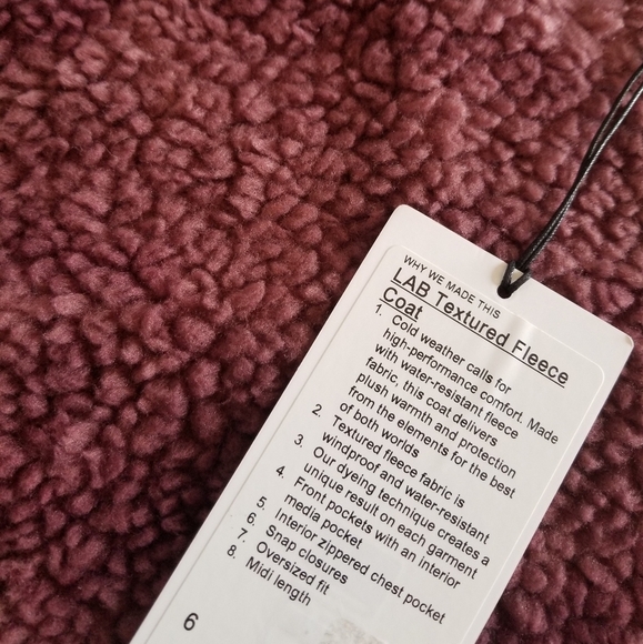 Lululemon LAB Textured Fleece Coat - Picture 16 of 16